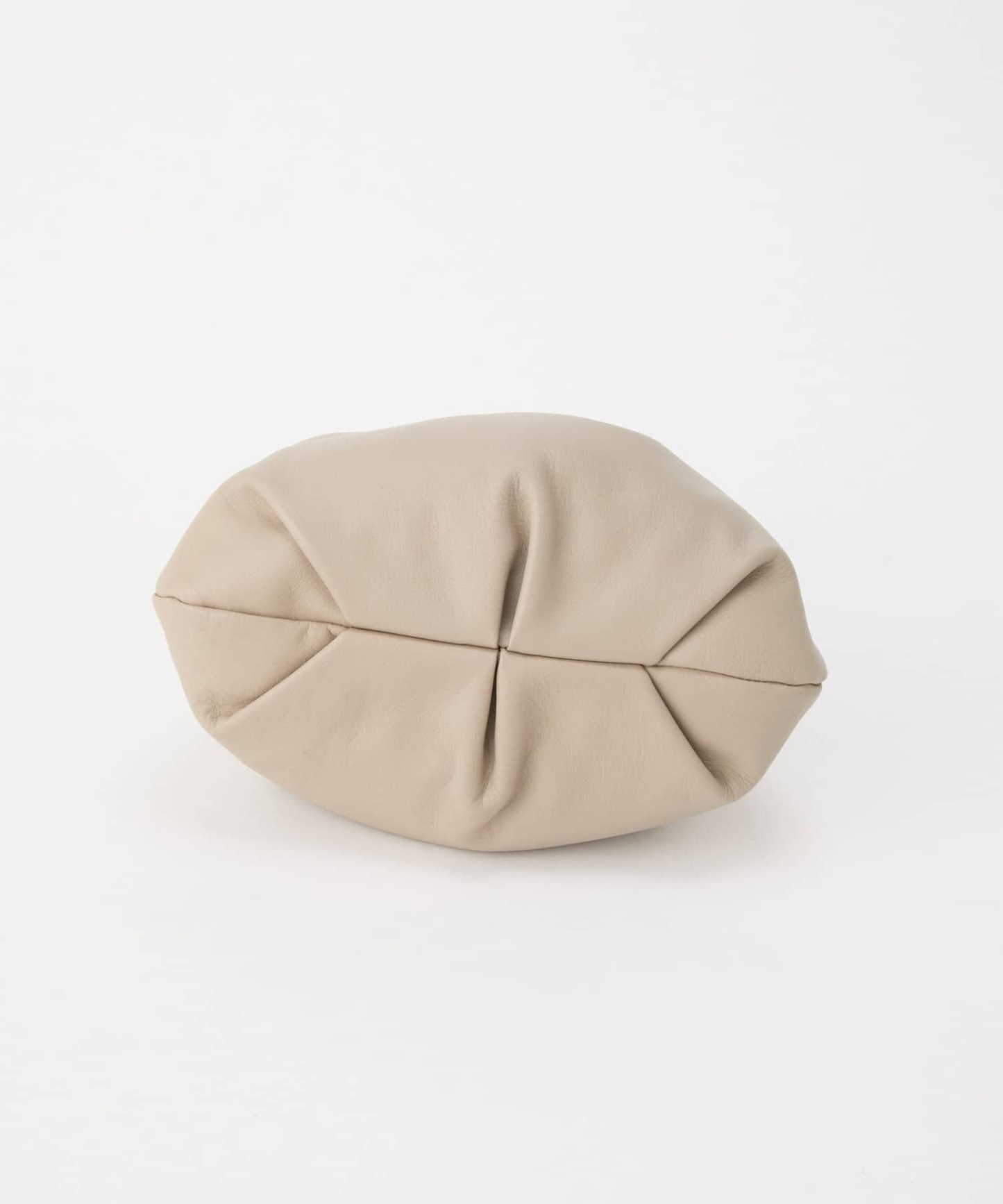 Russet [chi project] 4-way drawstring shoulder bag GrayBeige